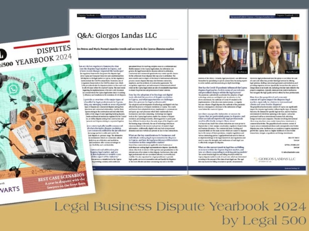 Legal Business Dispute Yearbook 2024 by Legal 500