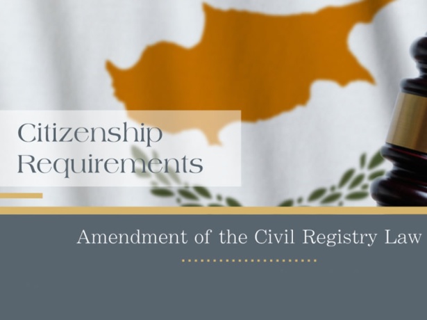 Amendment of the Civil Registry Law